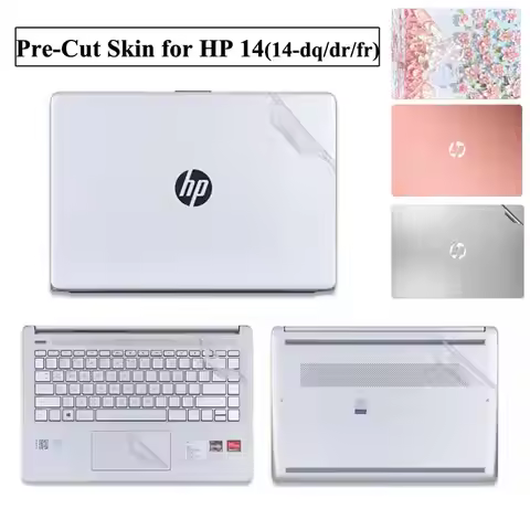 Pre-Cut Anti Scratch Skin Cover Film for HP 14 inch 14-dq0000 14-dq6000 14-dr0000 14-dr2000 14-fr000