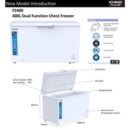 Khind chest freezer FZ400 400 liter