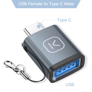 【50% OFF Voucher】KUULAA USB to USB Type C OTG Adapter Micro to Type C OTG Adapter For Samsung S20 Xiaomi Mi 9t Oneplus 7 6t USB OTG Connector Micro USB for Chromebook Macbook Huawei P9 / P10 / P20 / Mate 9 / Mate 10 Samsung S8 Xiaomi