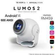 5 Year Warranty ✨Therooms LUMOS2 Projector 8K Decode Projector 1080P Office Home Smart LCD LED Porta