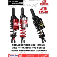 RCB ABSORBER MB-2 +PLUS SERIES 340MM (RED / TITANIUM) / VD SERIES 340MM (PREMIUM BLACK) FOR HONDA VA