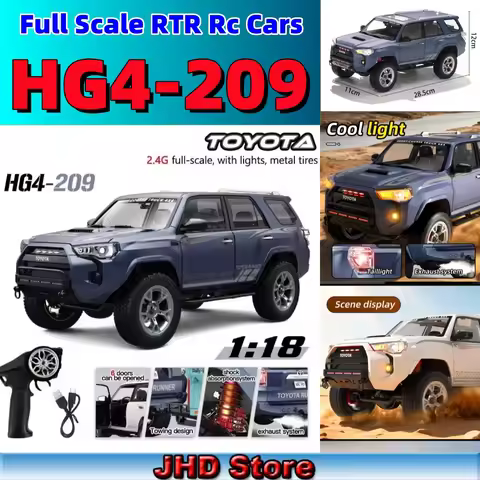 JHD for JJRC HG4-209 Car With 2 OR 3 Battery 2.4G LED Light Simulated Sound Off-Road Climbing Truck 