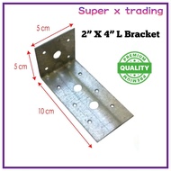 2" x 4" /1.5MM High Quality L Bracket/L Bracket Besi Atap/Angle Bracket/Truss L Bracket/l bracket