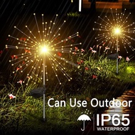 120/180 Lampu Raya Solar Light LED Solar Firework Lights Solar Light Outdoor Waterproof Christmas De