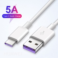 5A Fast Charging Type C USB-C 1M Sync Capsule Charger Cable For Huawei Y8p Y9s Y9a Y7a P20 P30 P40 M