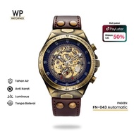 Fn-043 | Fngeen Automatic Jam Tangan Pria Mechanical Waterproof Casual Otomatis Kaca Kulit Watches