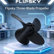 Flipsky 140mm 3-Blade Propeller with Waterproof Long Thread Shaft Compatible for 6374 6384 7070 Moto