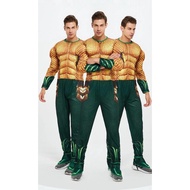 (Adult) Aquaman Costume, Avengers and D.C Superhero Halloween Costume for Adults