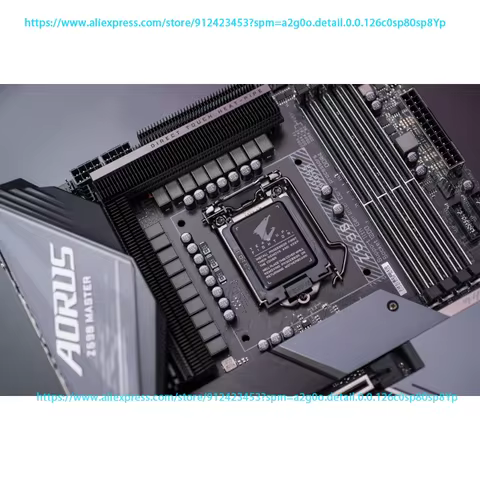 For Gigabyte Z590 AORUS MASTER LGA1200 ATX Z590 DDR4 Max 128GB PCIe4.0 M.2 HDMI DP WIFI Fit Intel 10