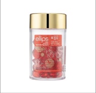 ellips 維他命免沖洗護髮膠囊修護保濕 50粒 hair vitamin heat protection 1ml x 50