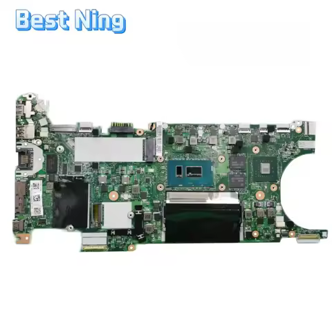 For Lenovo ThinkPad T480S Laptop Motherboard NM-B471 Mainboard with I7-8550U 8G RAM Geforce MX150