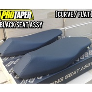 ( BLACK SEAT ) PROTAPER RACING SEAT BLACK ( CURVE / FLAT ) LC135 V1 &amp; LC135 V2-V7 &amp; Y15 &amp; RSX150 &amp; RS150