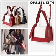 【現貨】新品小CK耳朵包 代購Charles &amp; Keith 新加坡小ck包包 時尚單肩斜挎手提包 側背包 可放長夾