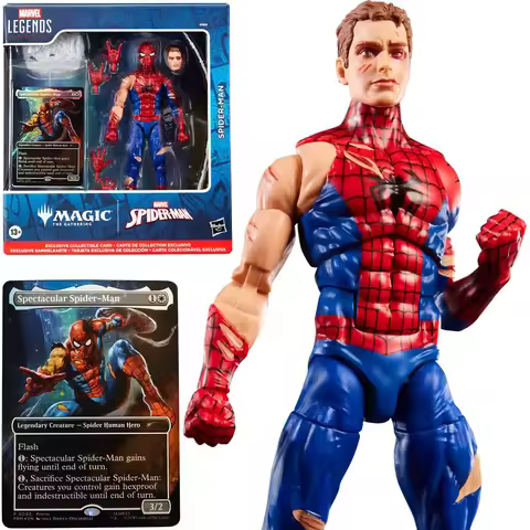 In Stock Hasbro Marvel Legends Marvel Trading Card Game Spider-Man Mary Jane Anti-Venom Agent Werewo