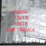 10x16 / 12x18 clear plastic