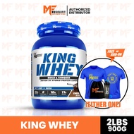 Muscle Kingdom King Whey Protein 2lbs/900 g, 4 lbs /1.8 kg - Makanan tambahan Whey Protin