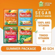 Nutrisari 4 Flavors Summer Package 40 sachets - Vitamin C and Vitamin D Fruit Drink