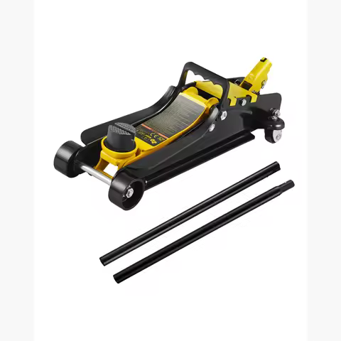SucceBuy 2.5 Ton Floor Hydraulic Jack Pneumatic Low Profile Floor Jack Heavy-Duty Steel Floor Jacks