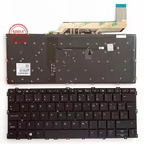 Spain/English SP/US/RU/UK/JP Laptop Keyboard for HP Elitebook x360 1030 G2/1030 G3/1030 G4 HSN-104C 
