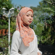 Koyu Hijab Segiempat Motif Viney Jepang Beauty Flower (Japan Series II)