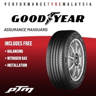 185/55R15 185/55R16 195/50R16 Goodyear Assurance Maxguard Tyre (FREE INSTALLATION/DELIVERY) MYVI AXIA ALZA
