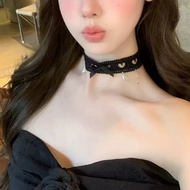 Choker necklace Women's necklace Fashion bow lace necklace