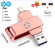 HP 2TB USB3.0 4 in 1 OTG Flash Drive Metal Waterproof High speed 1TB 512GB 256GB 128GB 64g U Disk pe