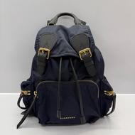 BURBERRY 巴寶莉 海軍藍尼龍The Rucksack後背包