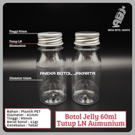 60ml zamzam bottle with aluminum cap 60ml jelly bottle with aluminum cap 60ml aluminum plastic bottl