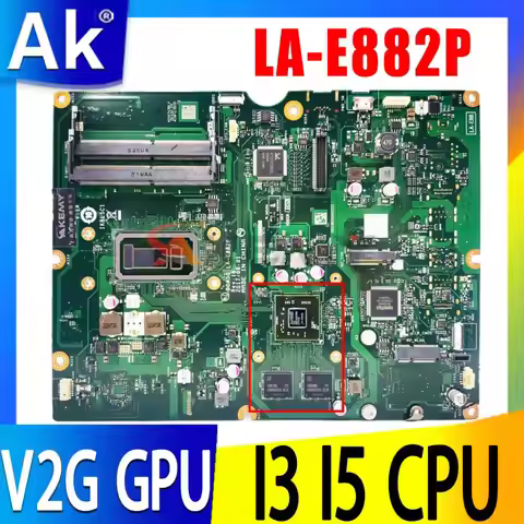 For Lenovo AIO 520-22IKU Laptop LA-E882P 11S01LM319ZZ 00LM130 i3 i5 i7 6/7/8th Gen All-in-one Mother