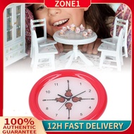 Dollhouse Wall Clock  Real Model Dollhouse Miniature Wall Clock for 1:12 Miniature Doll House