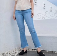 Highwaist Cutbray Rawis - Celana Cutbray Jeans Rawis - Celana Cutbray Wanita - Celana Cutbray wanita