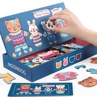 Magnetic Puzzle Puzzle Children 2-3-6 Years Old Puzzle Early Education Cognitive Matching 3 Years Ol