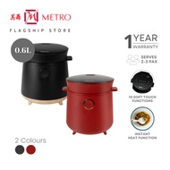 Toyomi 0.6L SmartDiet Micro-Com. Rice Cooker RC 1506LC | Available in Black &amp; Red