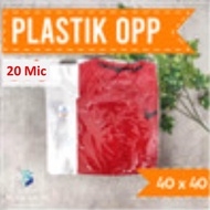 40X40 Cm Plastik Opp (Seal/Lem) Tebal 20 Mic Asli / Plastik Kemasan