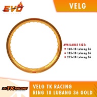 Tk RING 18 Holes 36 GOLD Rims