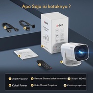 XGODY Gimbal 3 Pro Smart Proyektor LCD Android 11 - 720P - Auto Keystone - Netflix - YouTube - 220 A