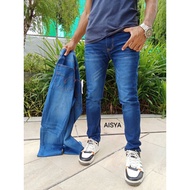 511 Men's Long Pant Slim Fit Kain Getah Kain Tebal Premium Quality