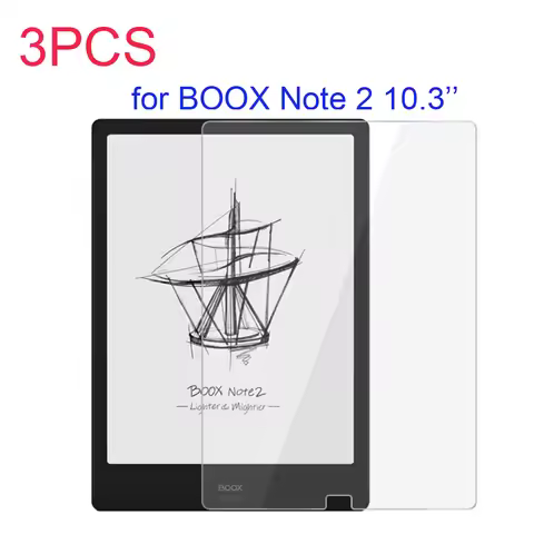3PCS Soft PET screen protector for ONYX Boox Note 2 10.3'' ereader ebook reader protective film