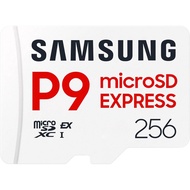 Samsung P9 Express microSD Express Card, 256GB microSDXC Memory Card, Up to 800 MB/s, for Nintendo-S