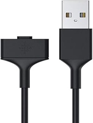 QWY Charger High Speed For Fitbit Ionic 5V Output ABS Materials Smart Watch Charger, Cable Length: 92cm(Black) (Color : Black)
