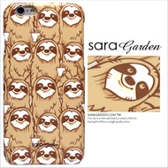 【Sara Garden】客製化 手機殼 ASUS 華碩 Zenfone4 ZE554KL 5.5吋 手繪 滿版 微笑 樹懶 保護殼 硬殼