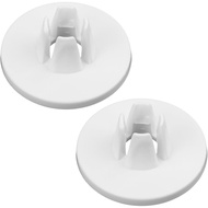 2pcs 822019509 Penutup Spool Kecil untuk Janome, Penutup Pin Spool Plastik Putih Pemegang Aksesori M