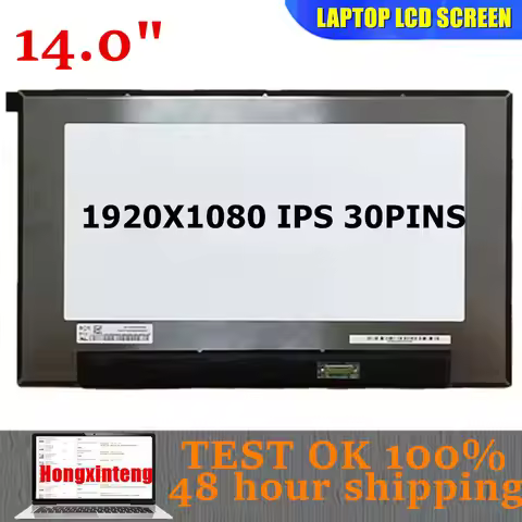 NV140FHM-N4N,N4F,N4L,N4T,N46 Original 14"INCH 30PINS LED LCD SCREEN PANEL DISPLAY Matrix 1920x1080 F