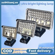 xo94itomj 2-in-1 Dual USB Power Bank for Battery Emergency Lights + 7-inch Car LED Work Lamp vn