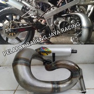 KNALPOT NINJA 2 TAK R RR SS UDANG TRAI;L PNP RANGKA STANDAR KTM KLX CRF TS MODEL KTM PLAT KARAT ORIG