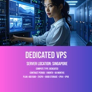 Dedicated Virtual Private Server (VPS) for Heavy Workload (4GB RAM + 2vCPU + 80GB Storage + IPv4 + I