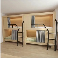 Youth Apartment Bunk Bed Space Capsule Full Package Bed Homestay Wooden Bed Gaming Hotel Double Bed 