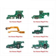 USB Charging Charger Dock Port Board With Microphone Flex Cable Parts For HuaWei Honor Play4 Play4T 