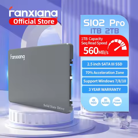Fanxiang S102Pro 2.5inch SATA SSD 500GB 1TB 2TB 560MB/s Hard Drive Internal Solid State Disk 70% Acc